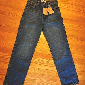 Reformation Cowboy High Rise Straight Jeans Size 27